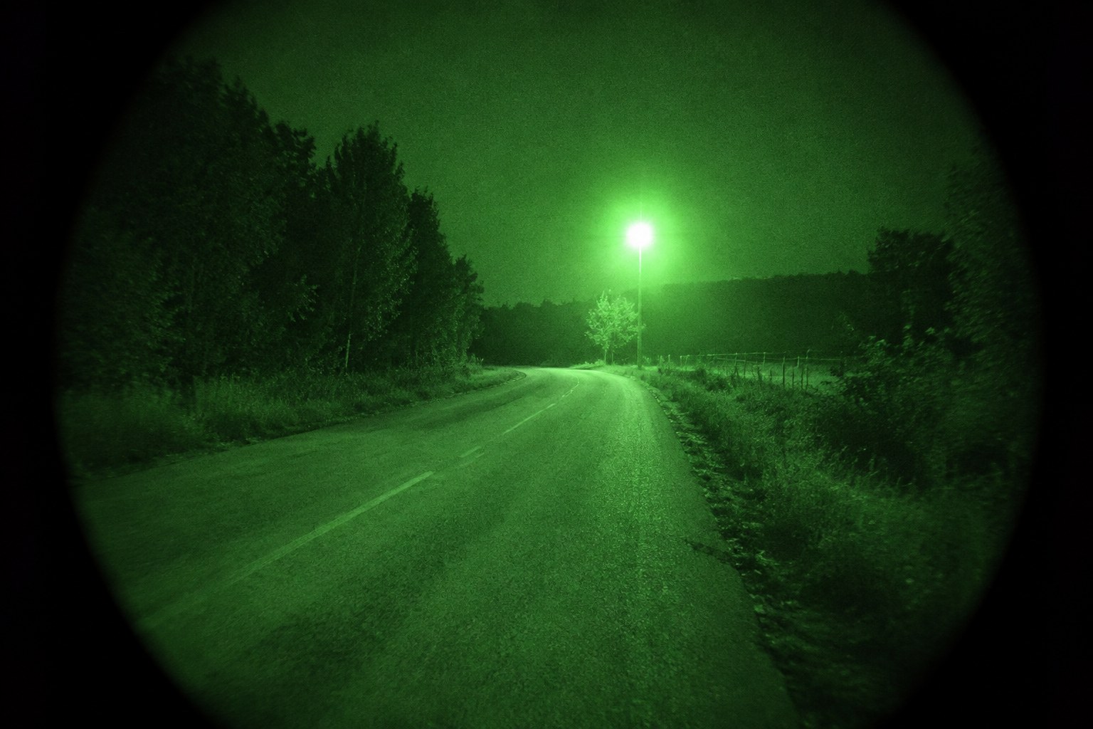 What Blooming and Halo Reveal in a Night Vision Image