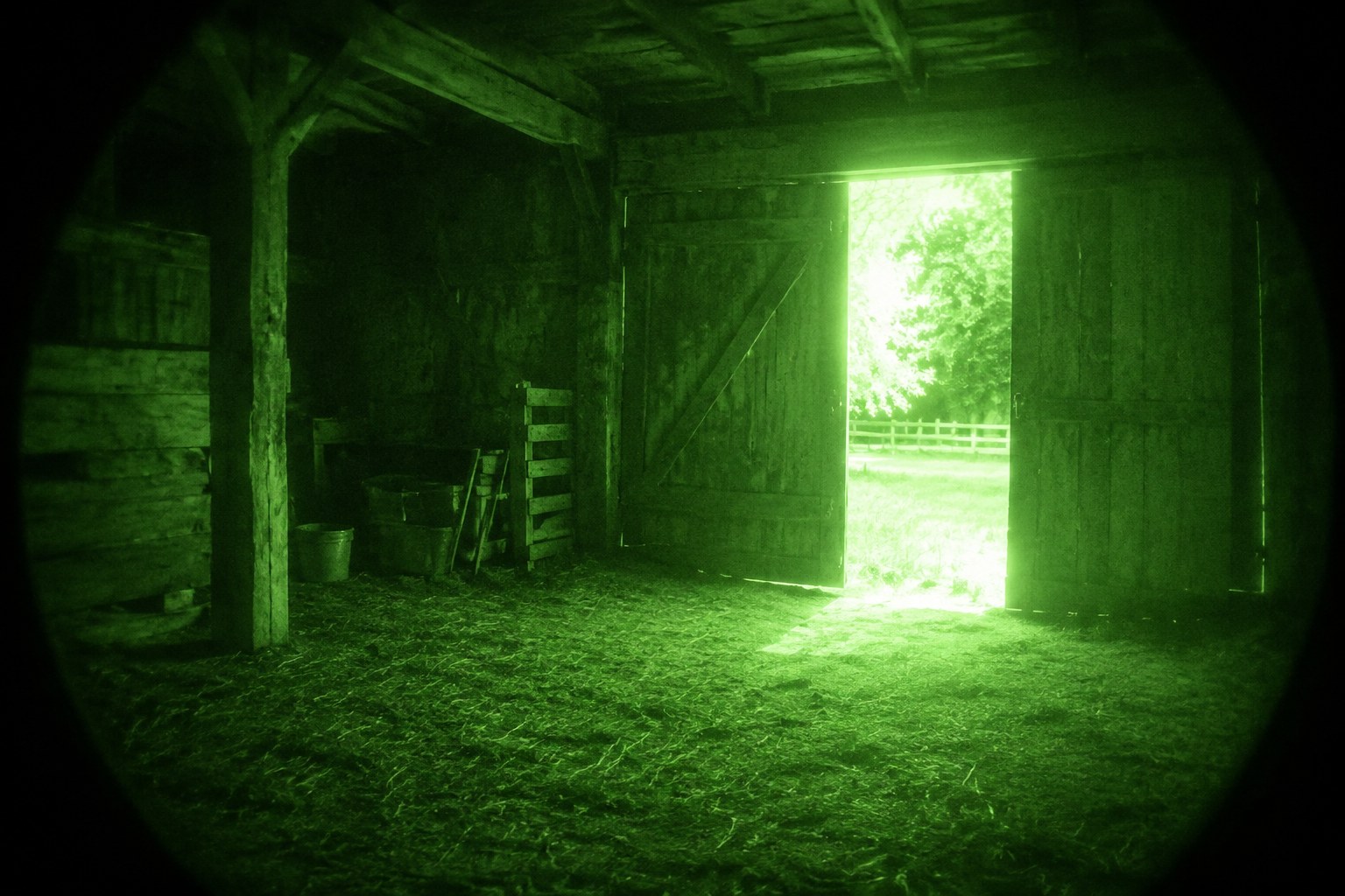 What Blooming and Halo Reveal in a Night Vision Image